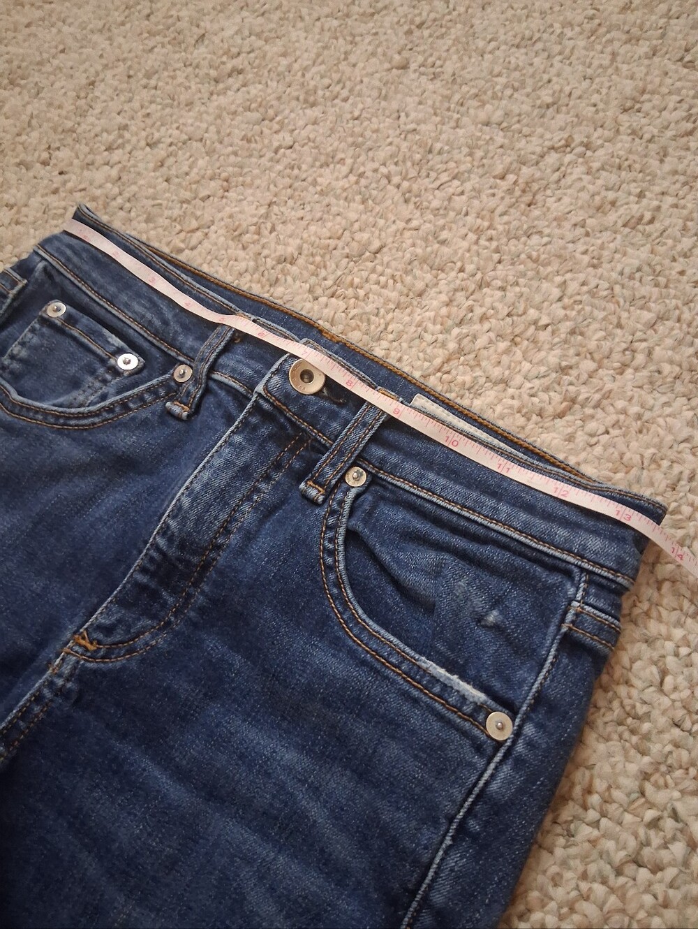 Rag & Bone High Rise Denim Shorts - Picture 6 of 8